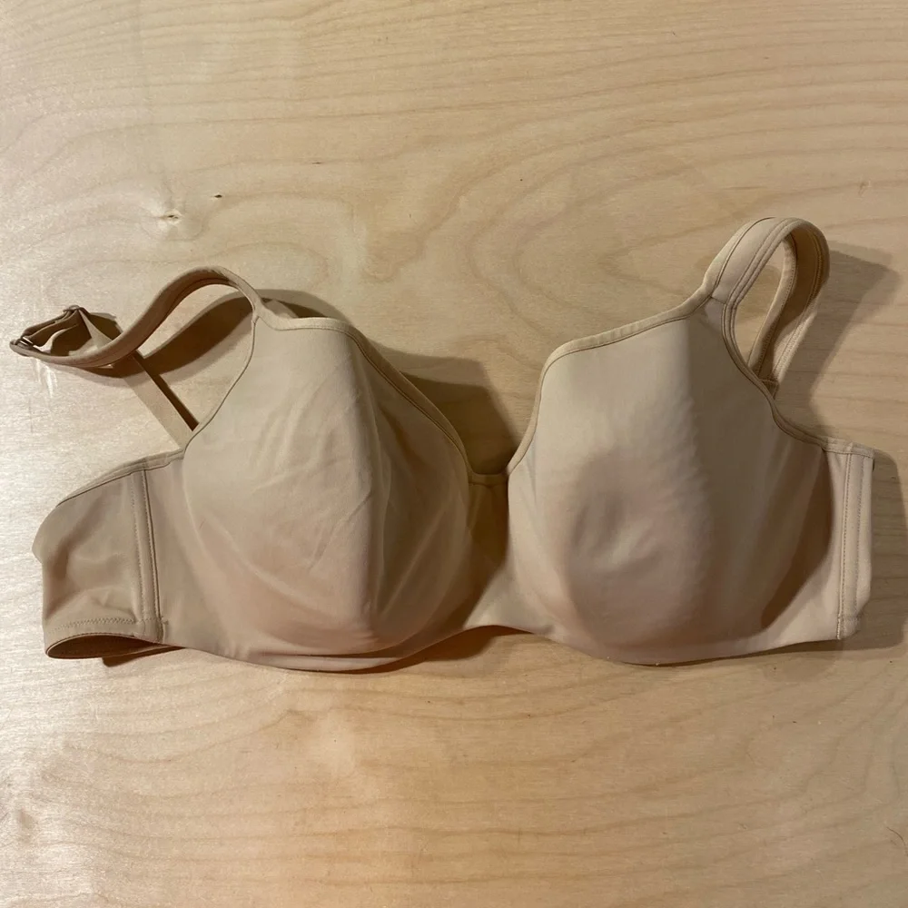 Cacique Lightly Lined Balconette Women's Tan Underwire Bra 46 B (PQ)